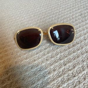 Dolce & Gabbana Gold Beige Sunglasses